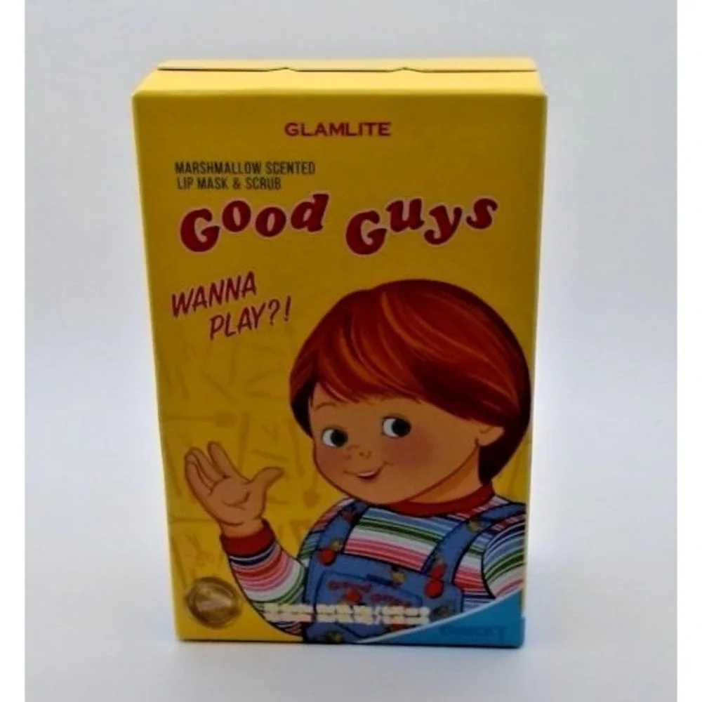 GLAMLITE x Chucky Good Guys Lip Duo Scrub & Lip Mask Sealed Limited Edition NEW